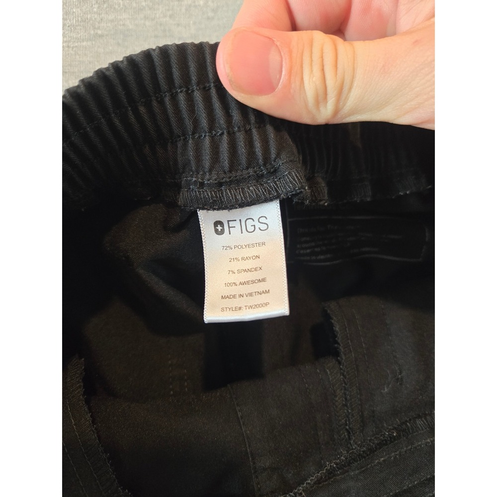 Figs Pants Womens‎ XS Black Yola Skinny Scrub Bottoms TW2000P Medical FionX - Picture 4 of 13